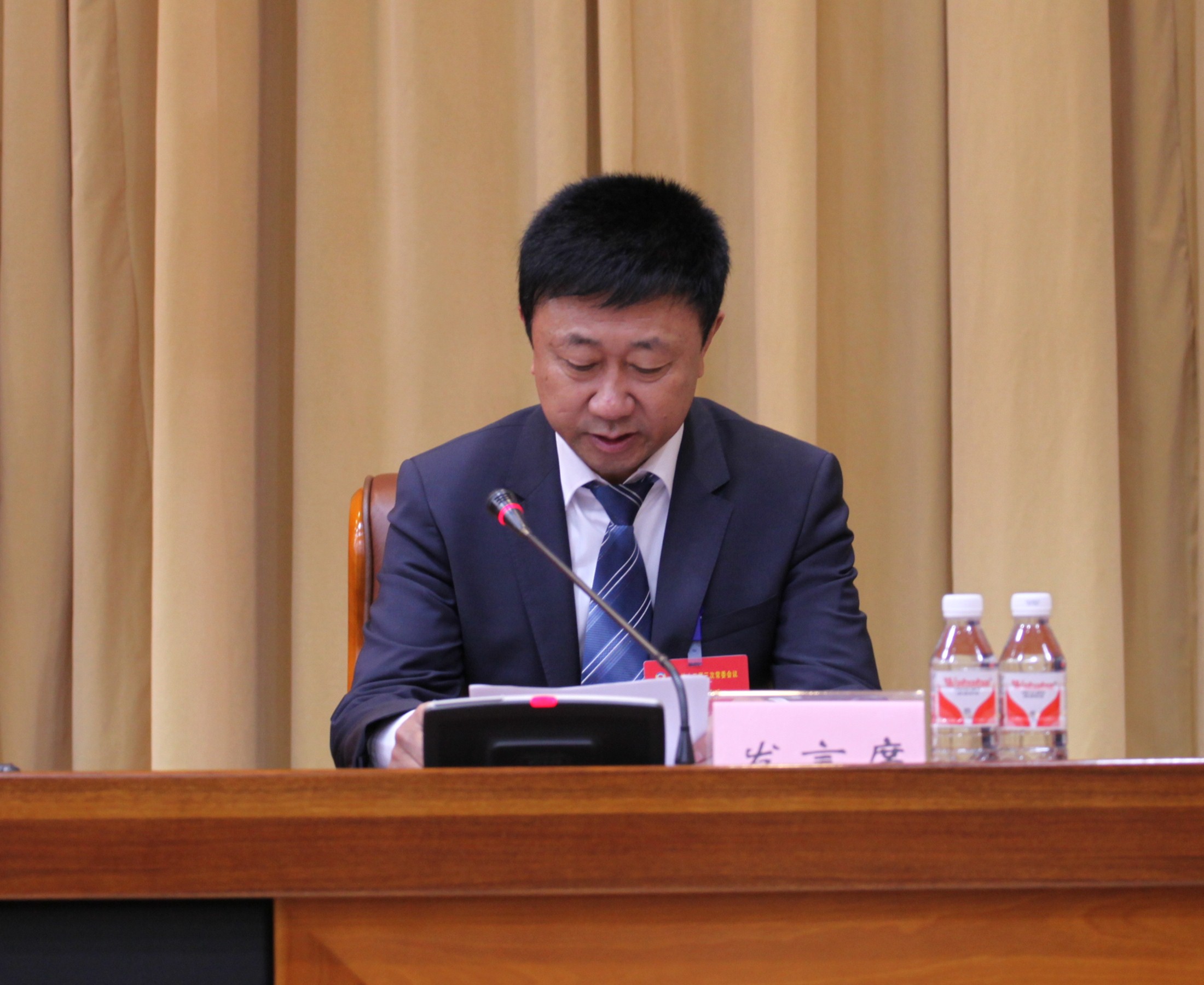 10省政协副秘书长、民革省委副主委薛坤代表民革省委发言.jpg