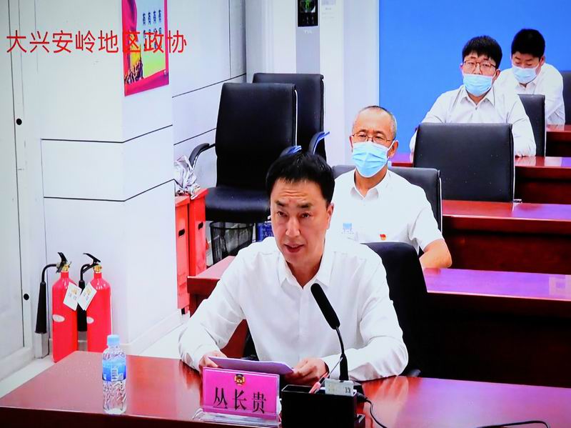 4大兴安岭政协地工委法制提案处处长丛长贵发言.JPG