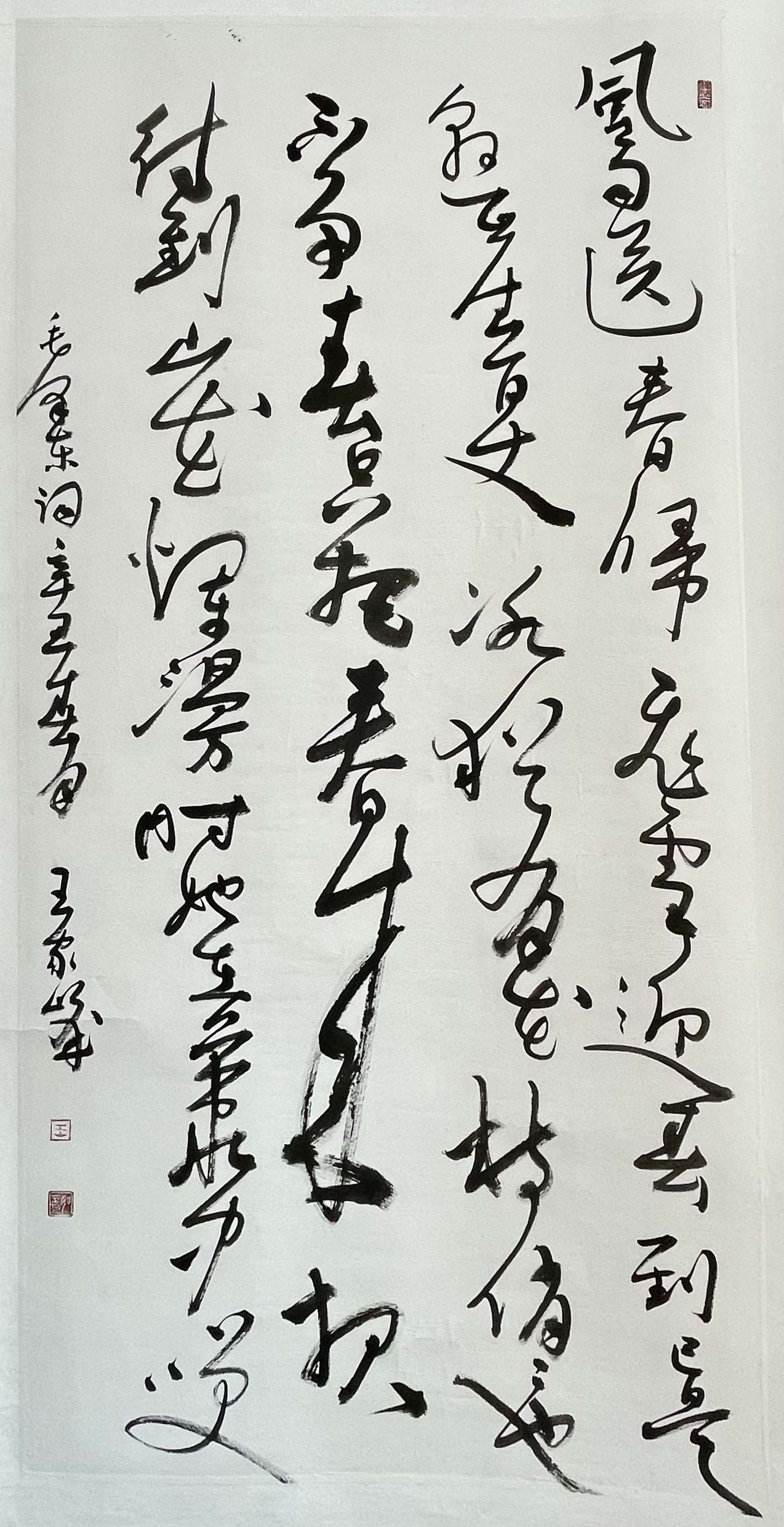 11双鸭山书法-王家峰《毛泽东词》.jpg
